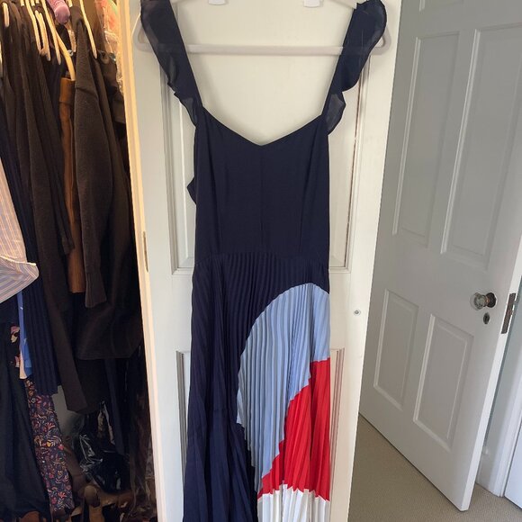Anthropologie, Parker, Color Block Evening Dress, Size 6 - Picture 1 of 5